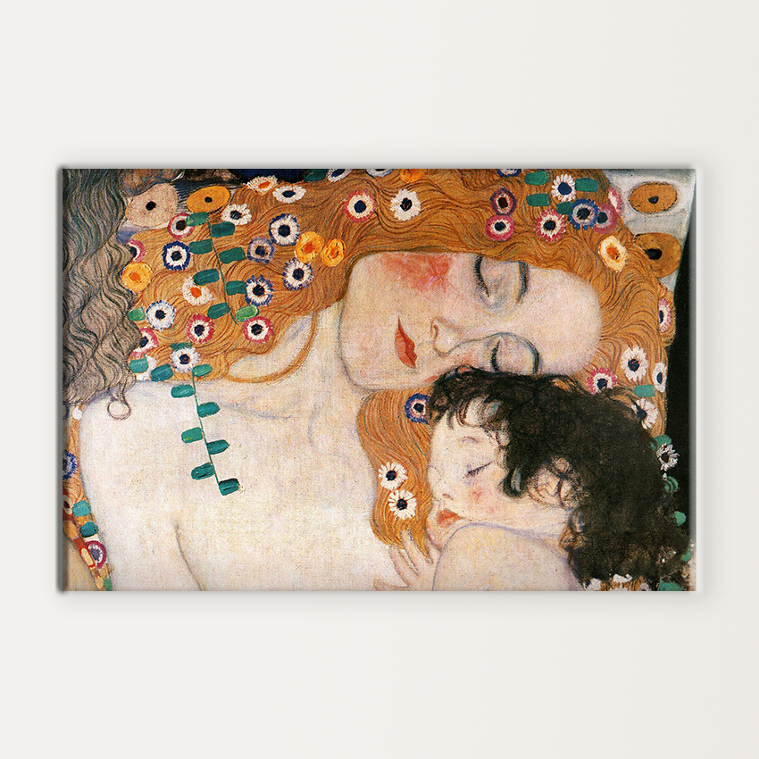 Mother And Child By Gustav Klimt MUR Gallery   Mother And Child   By Gustav Klimt 